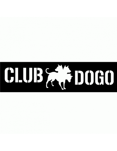 Club Dogo Logo - Adesivo Prespaziato