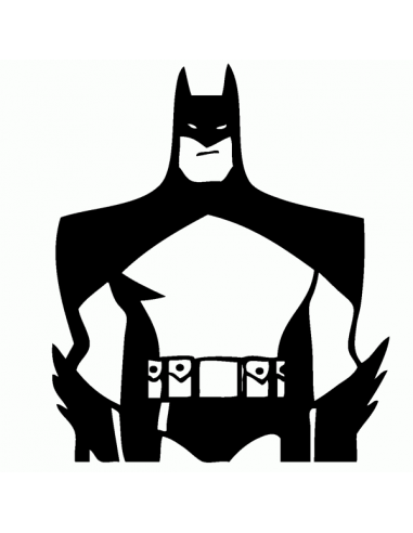 Batman 1 - Adesivo Prespaziato - AdesiviStore