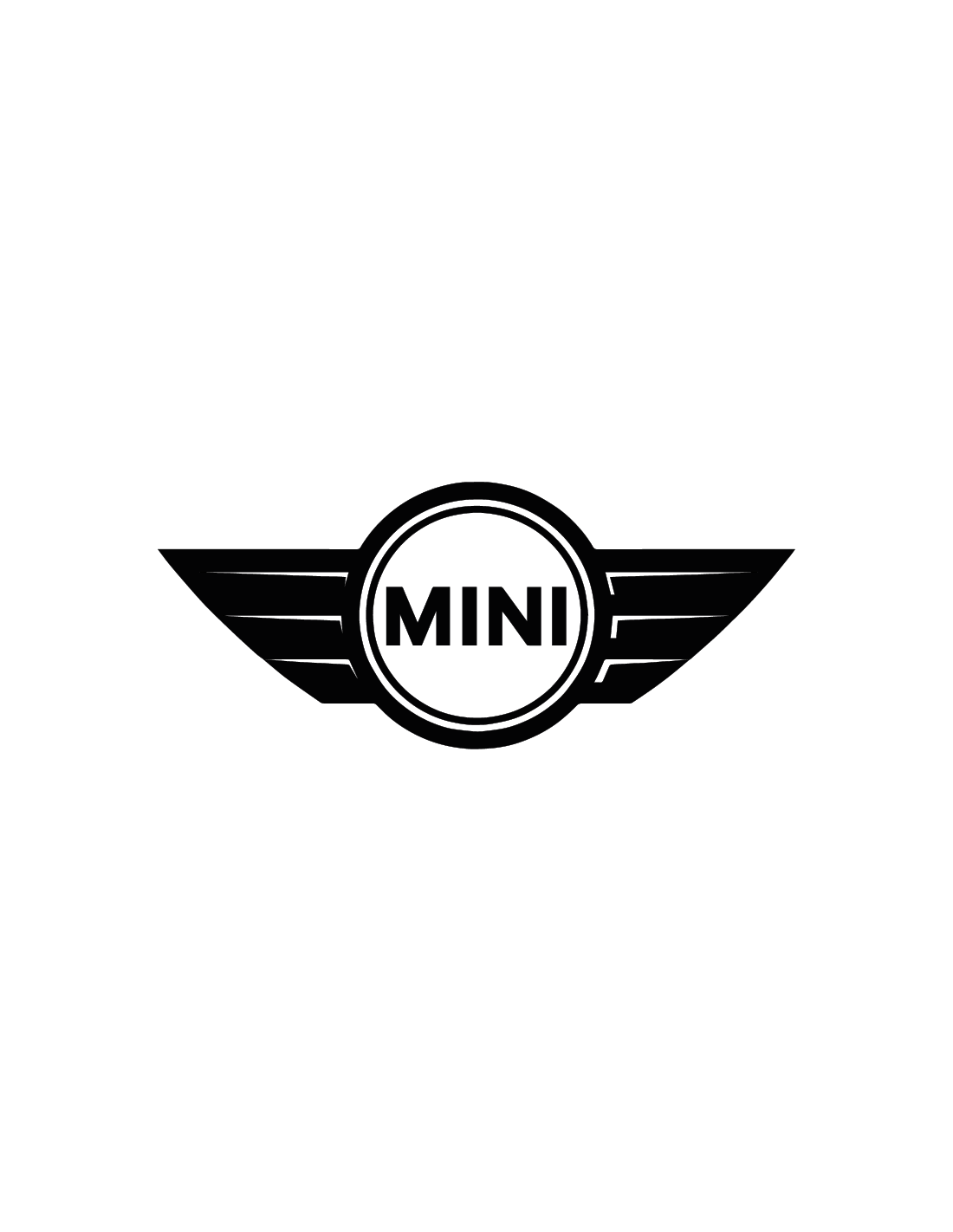 Mini Cooper Logo - Adesivo Prespaziato - AdesiviStore