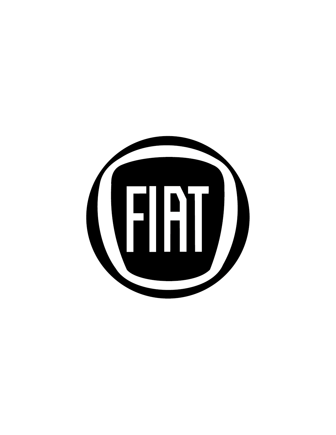 Logo Fiat - Adesivo Prespaziato - AdesiviStore
