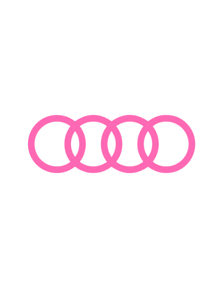 Audi Logo Ripieno - Adesivo Prespaziato