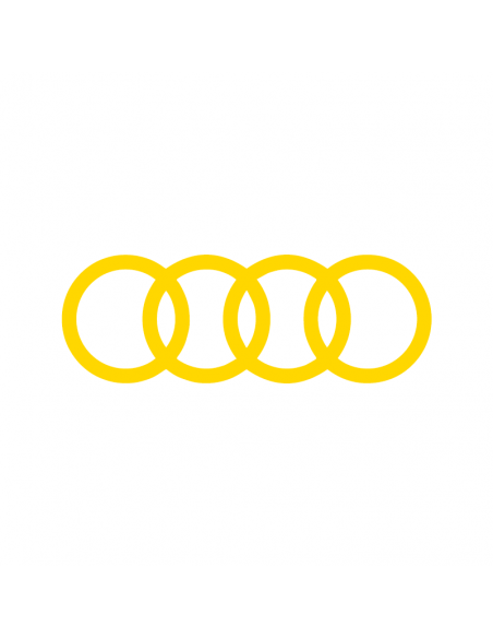Audi Logo Ripieno - Adesivo Prespaziato