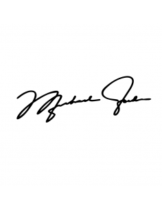 Firma Michael Jordan - Adesivo Prespaziato