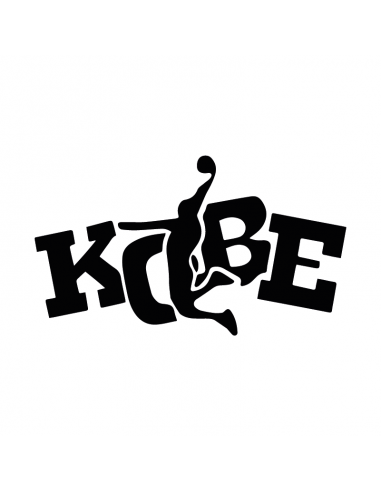 Kobe Bryant Schiacciata - Adesivo Prespaziato