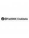 Fiat 500x Club Italia - Adesivo Prespaziato