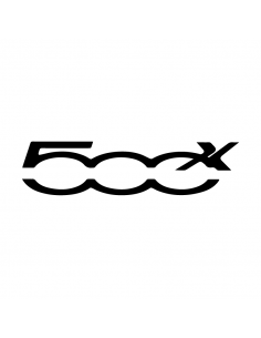 Logo Fiat 500 X - Adesivo Prespaziato