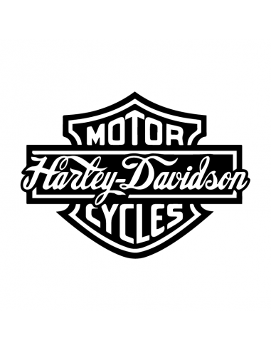 Harley Davidson Logo Corsivo - Adesivo Prespaziato