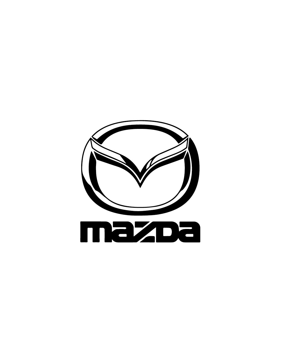 Mazda Logo 2 - Adesivo Prespaziato - AdesiviStore