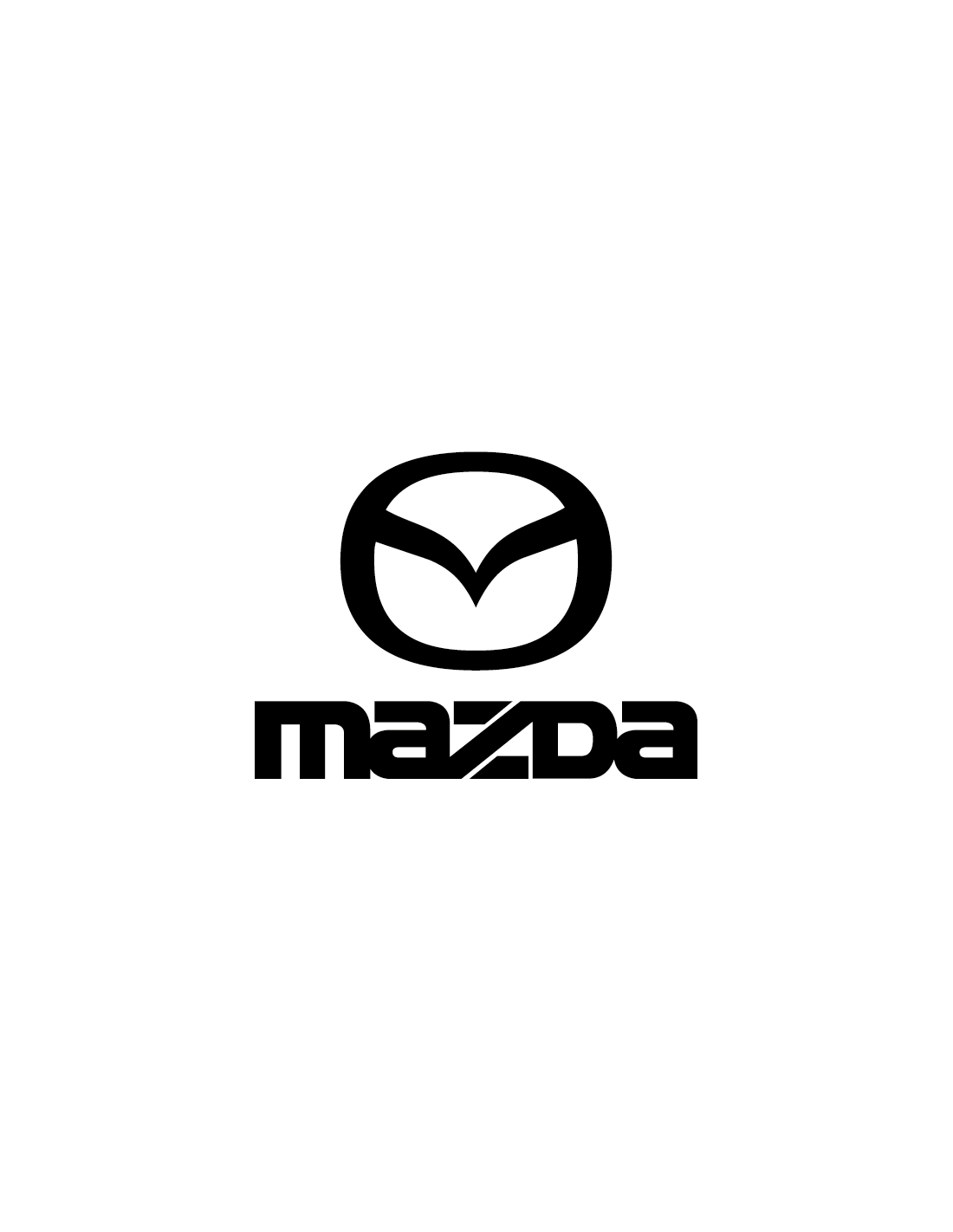 Mazda Logo - Adesivo Prespaziato - AdesiviStore