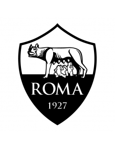 AS Roma 25cm - Adesivo Prespaziato