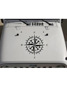 Rosa dei venti completa - Adesivo Prespaziato 2