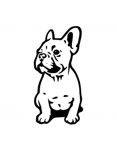 French Bulldog 1 - Adesivo Prespaziato