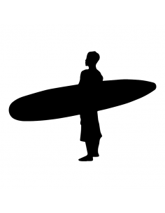 Uomo Tavola Surf - Adesivo Prespaziato