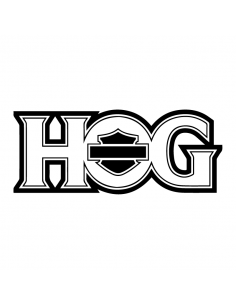 HOG Harley Davidson - Adesivo Prespaziato