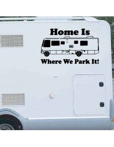 Home is Where We Park It! - Adesivo Prespaziato 2