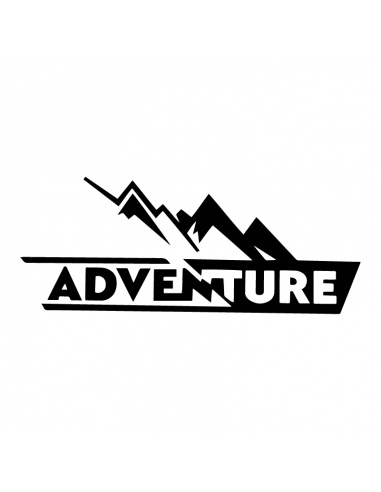Adventure Montagne - Adesivo Prespaziato