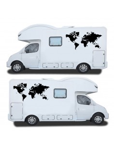 Mappa del Mondo - Adesivo Prespaziato 2