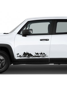 Egitto Piramidi Beduini - Adesivo Prespaziato 2