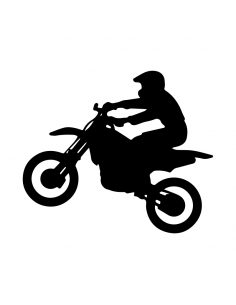 Motocross - Adesivo Prespaziato