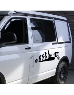 Evoluzione Downhill - Adesivo Prespaziato 2