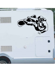 Snowboarder - Adesivo Prespaziato 2