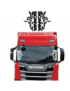Coppia Scania Grifone - Adesivo Prespaziato 2