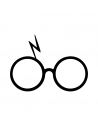 Harry Potter Occhiali - Adesivo Prespaziato