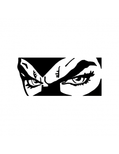 Diabolik Maschera - Adesivo Prespaziato