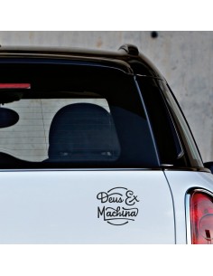 Deus Ex Machina - Adesivo Prespaziato 2