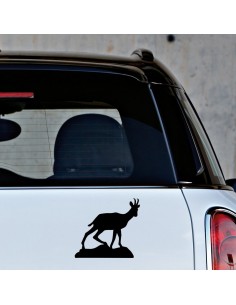 Camoscio Montagna - Adesivo Prespaziato 2