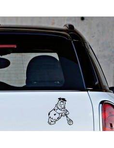 Fred Flinstones Clava - Adesivo Prespaziato 2