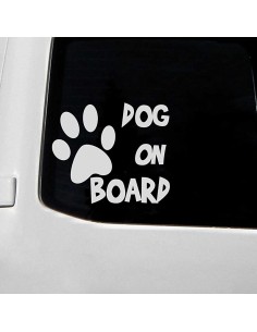 Dog on Board - Adesivo Prespaziato 2