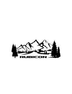 Rubicon Montagne - Adesivo Prespaziato