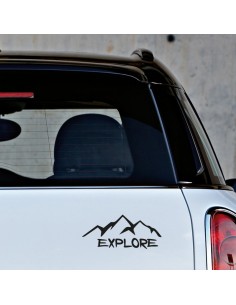 Explore Montagne - Adesivo Prespaziato 2
