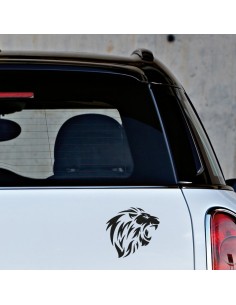 Leone Tribale - Adesivo Prespaziato 2