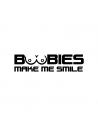 Boobies Make Me Smile - Adesivo Prespaziato