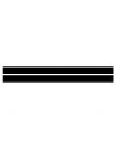 Strisce Cofano - Adesivo Prespaziato 2