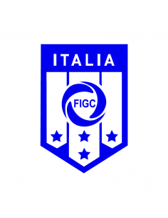 FIGC Italia Logo - Adesivo Prespaziato