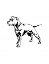 Staffordshire Bull Terrier - Adesivo Prespaziato