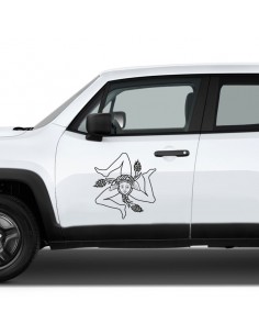 Trinacria - Adesivo Prespaziato 2