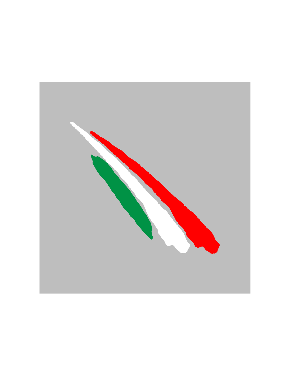 Bandiera Italia Graffio - Adesivo Prespaziato - AdesiviStore