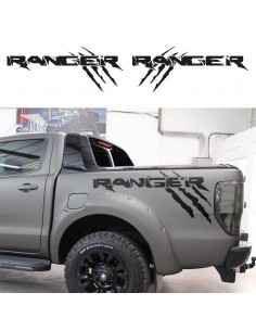 Coppia Ranger con Graffi - Adesivo Prespaziato