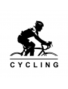 Ciclista Cycling - Adesivo Prespaziato