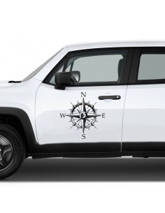 Rosa dei Venti Traditional - Adesivo Prespaziato 2