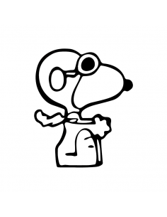 Snoopy Driver - Adesivo Prespaziato