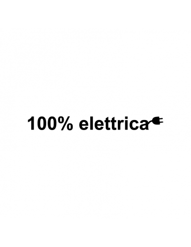 100% Elettrica - Adesivo Prespaziato