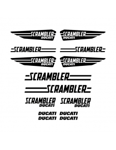 Kit Ducati Scrambler - Adesivi Prespaziati