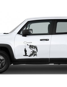 Black Bass Salto - Adesivo Prespaziato 2