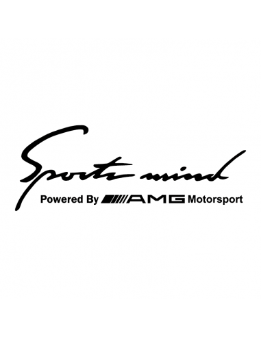 Sports Mind Mercedes - Adesivo Prespaziato - AdesiviStore