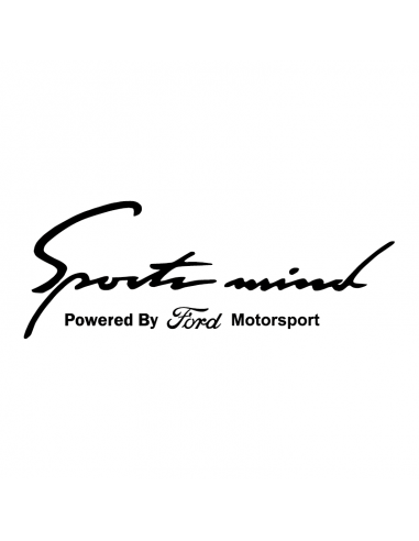 Sports Mind Ford - Adesivo Prespaziato